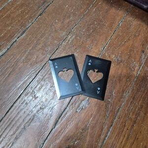 Black Metal Ace of Spades Cards